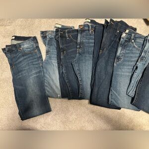 Madewell jeans and jean shorts Lot size 26, 27, 28, 29